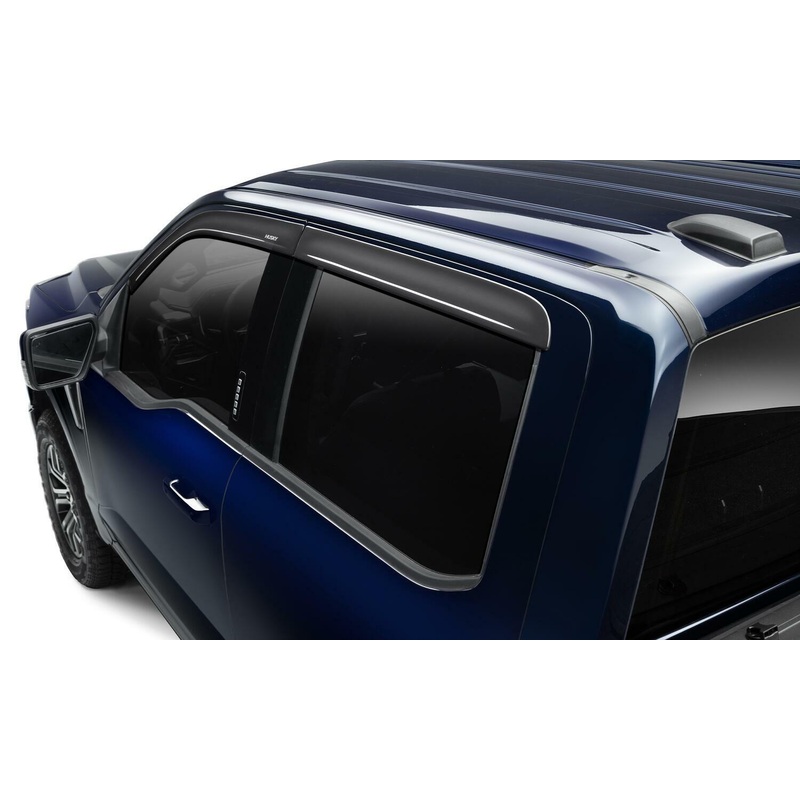 WeatherTech 87019 Rear Side Window Deflectors Dark Smoke
